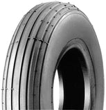 8 X 1.1/4 2Pr Grey Ribbed Tyre - T0